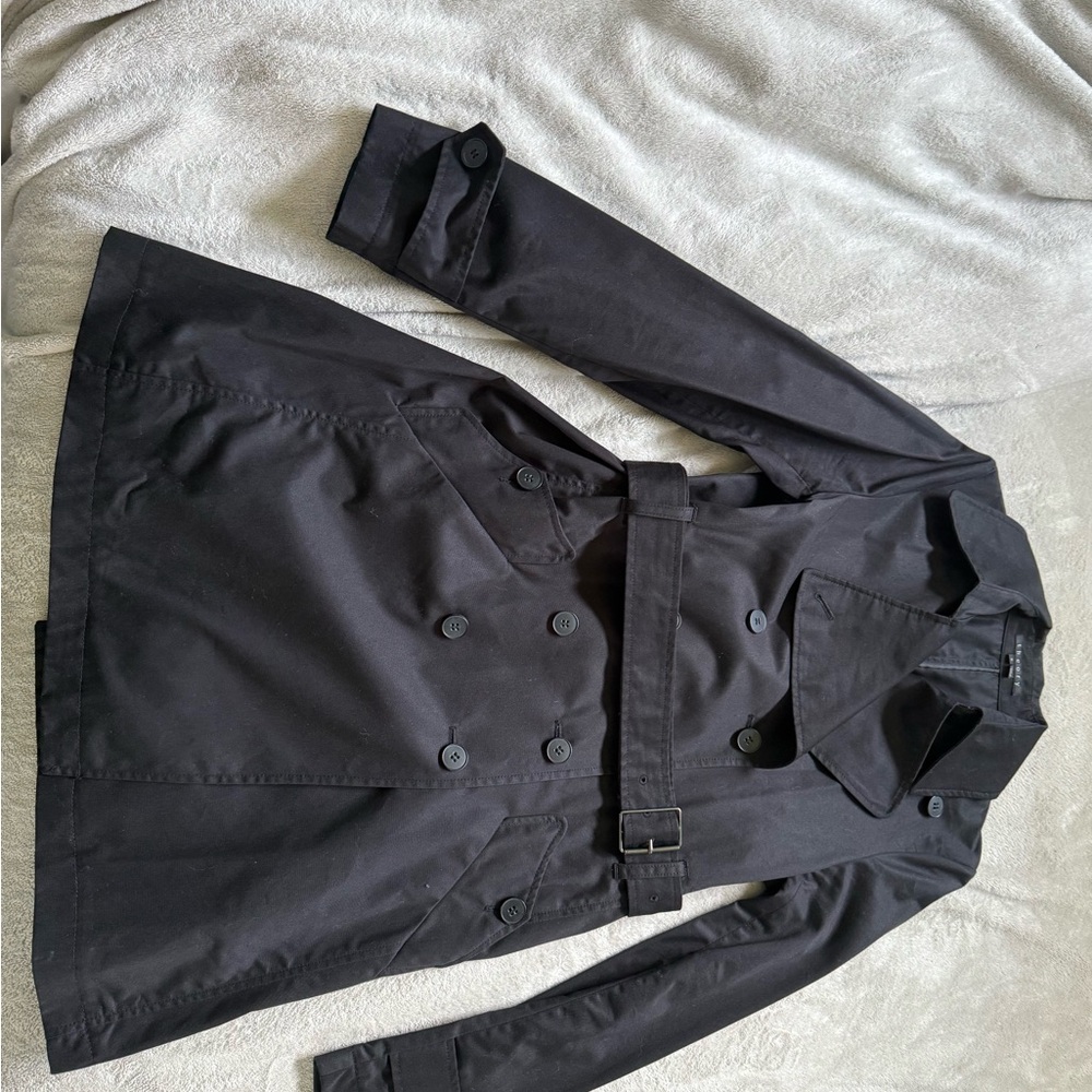 Classic Black Trench Coat